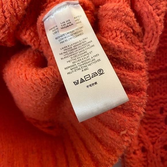 ANTHROPOLOGIE PILCRO CORAL TEXTURED KNIT SWEATER SIZE XS - Picture 3 of 5